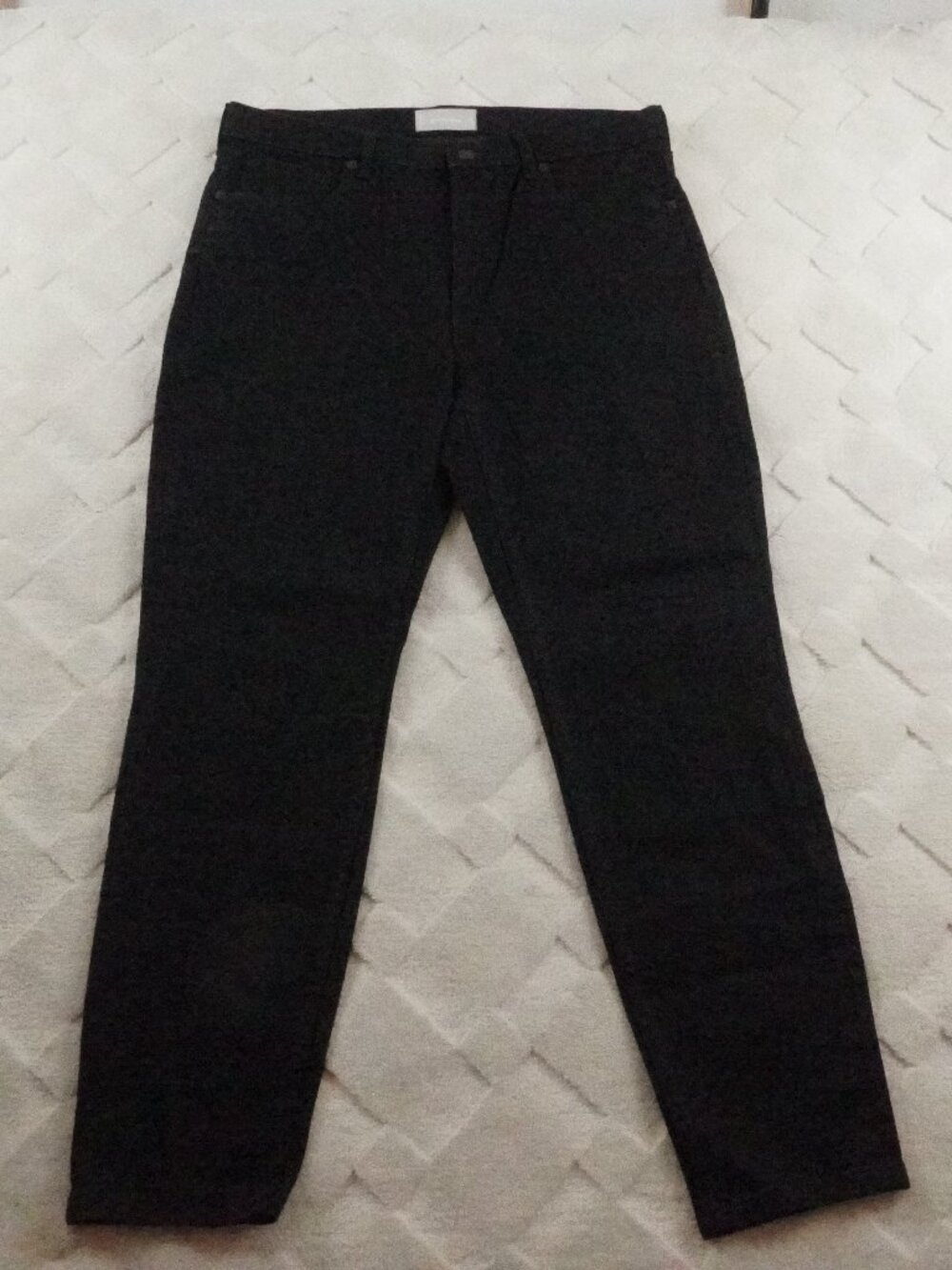 Everlane High Rise Jean Womens 32 Black Denim Stretch